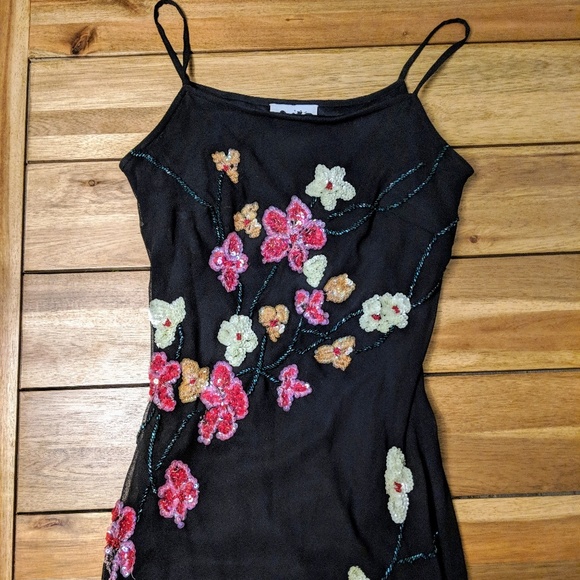 Beaded Sequined Formal Wedding Dress - Picture 4 of 7